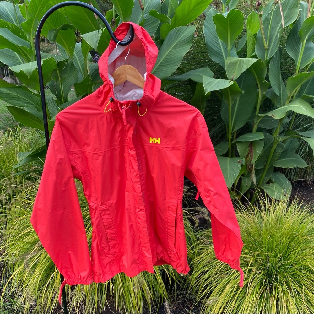 Helly Hansen light raincoat.